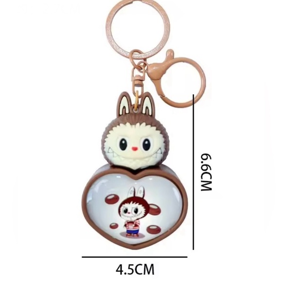 Labubu Heart Light Up Keychain - Picture 3 of 3